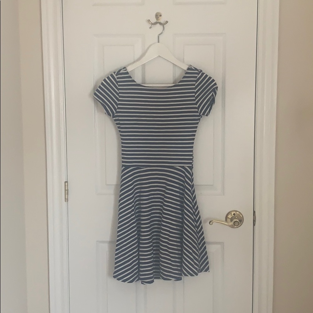 Abercrombie Open Back Striped Summer Dress